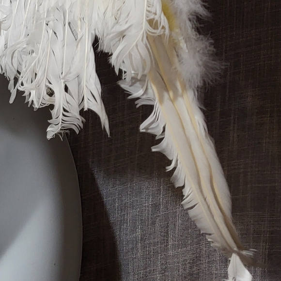 🎃 Feather Angel Wings Costume Accessories Halloween with Halo headband cosplay - Picture 8 of 11